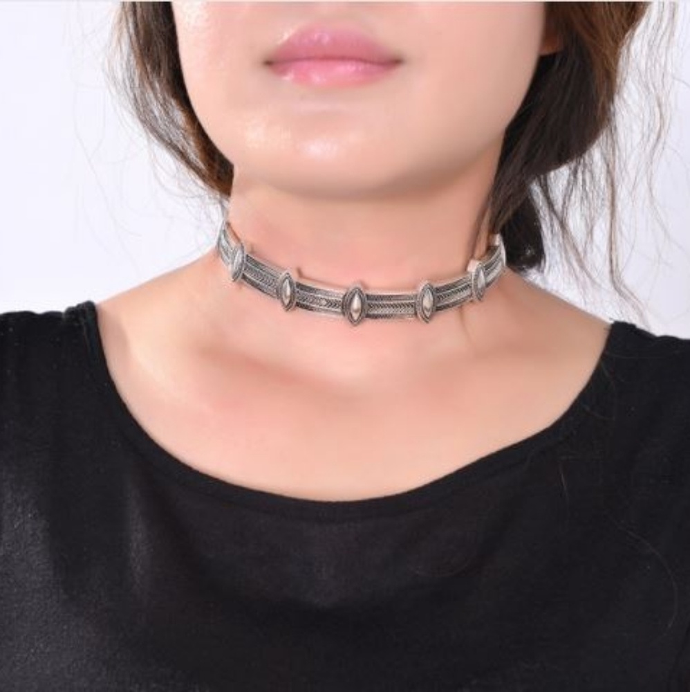 SOLD Run Wild Choker Tribal Hippie Jewelry